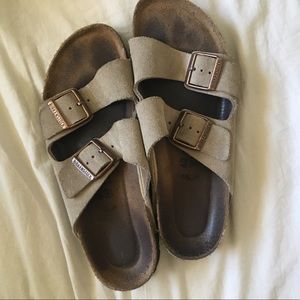 Birkenstock Narrow 40 Taupe Arizona sandals